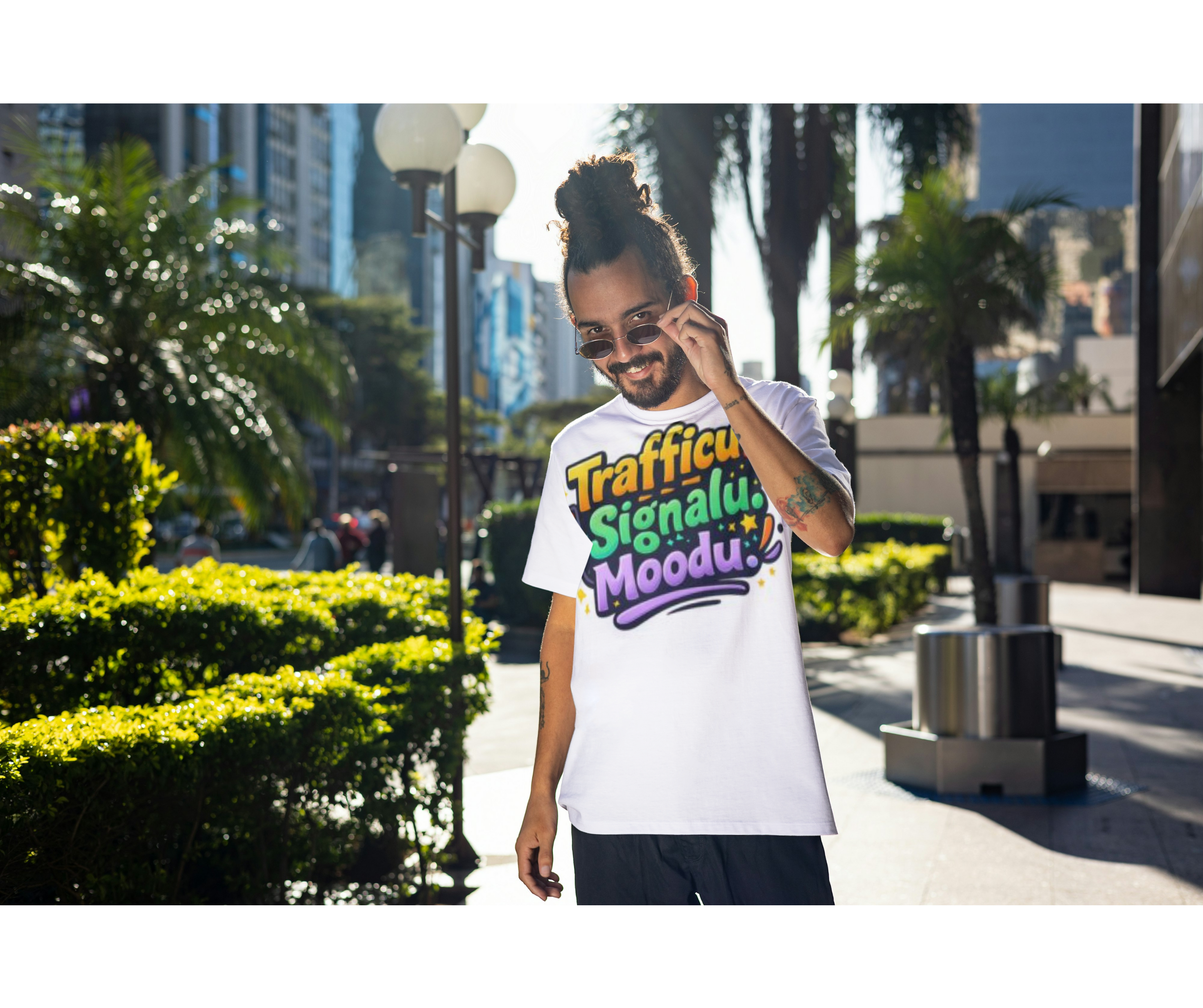 Trafficu. Signalu. Moodu - Unisex Oversized Classic T-Shirt